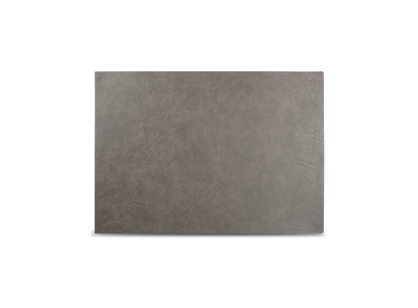 757137 placemat layer lederlook grijs 43x30cm