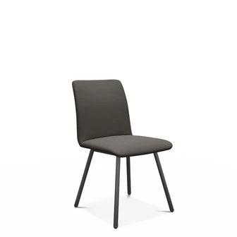 Pisa ep79 mat antraciet epoxy charme c872 grijs stoel perfecta lederlook