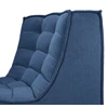 Zijde Ronde hoek N701 45° Round Corner Modular Sofa Blue 20194 EThnicraft