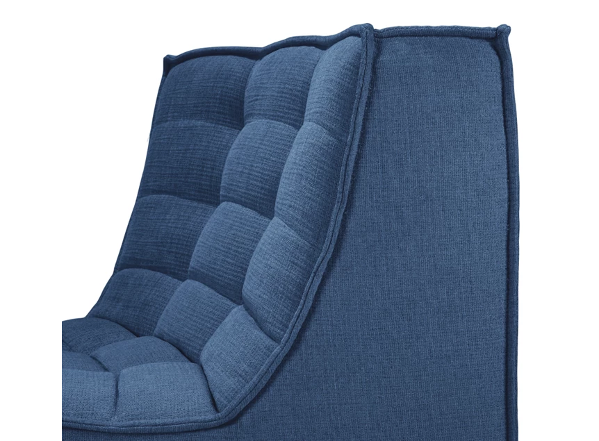 Zijde Ronde hoek N701 45° Round Corner Modular Sofa Blue 20194 EThnicraft