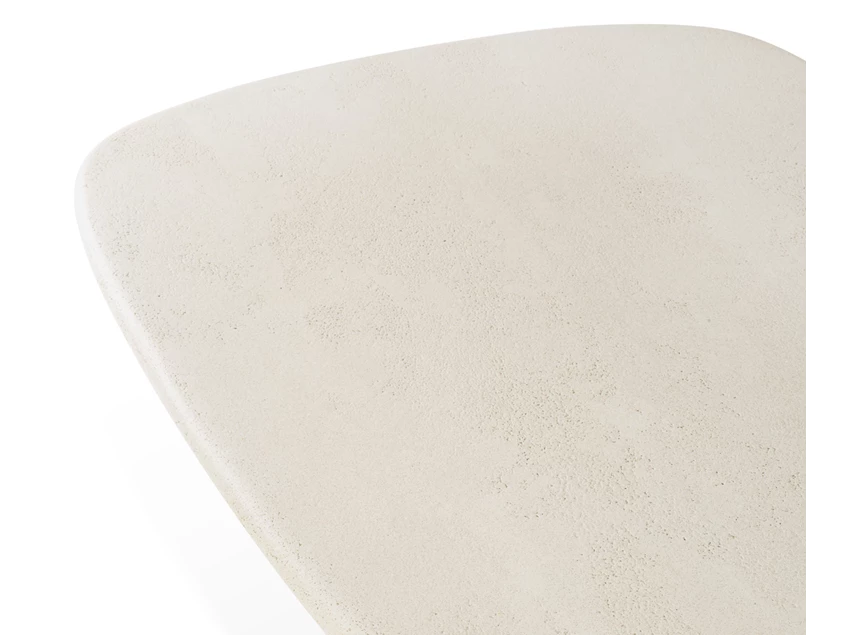 Bovenkant Salontafel Elements Coffee Table Pebble Shape Microcement Off White 26412 Ethnicraft
