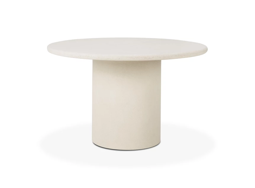 Eettafel Elements Dining Table Round Microcement Off White 26423 Ethnicraft