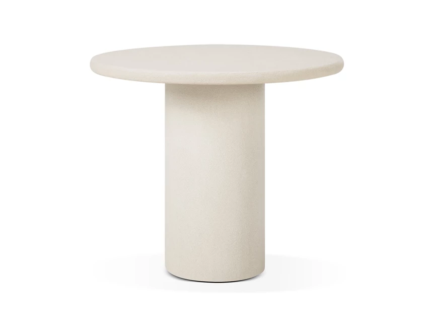 Eettafel Elements Dining Table Round Microcement Off White 26422 Ethnicraft