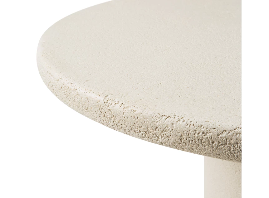 Detail Eettafel Elements Dining Table Round Microcement Off White 26422 Ethnicraft
