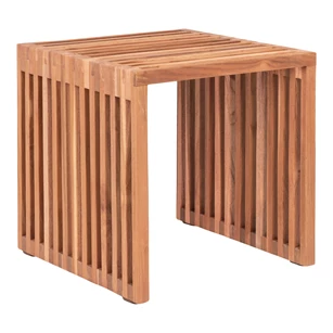 Pego side table- teak wood- nature- 40x40x40cm
