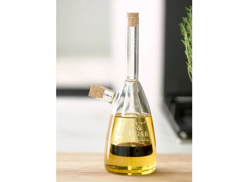 443070 Traditional Oil & Vinegar bottle Rivièra Maison RM gevuld
