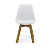 3340-454 stoel cleo vooraanzicht witte kuip houten poten