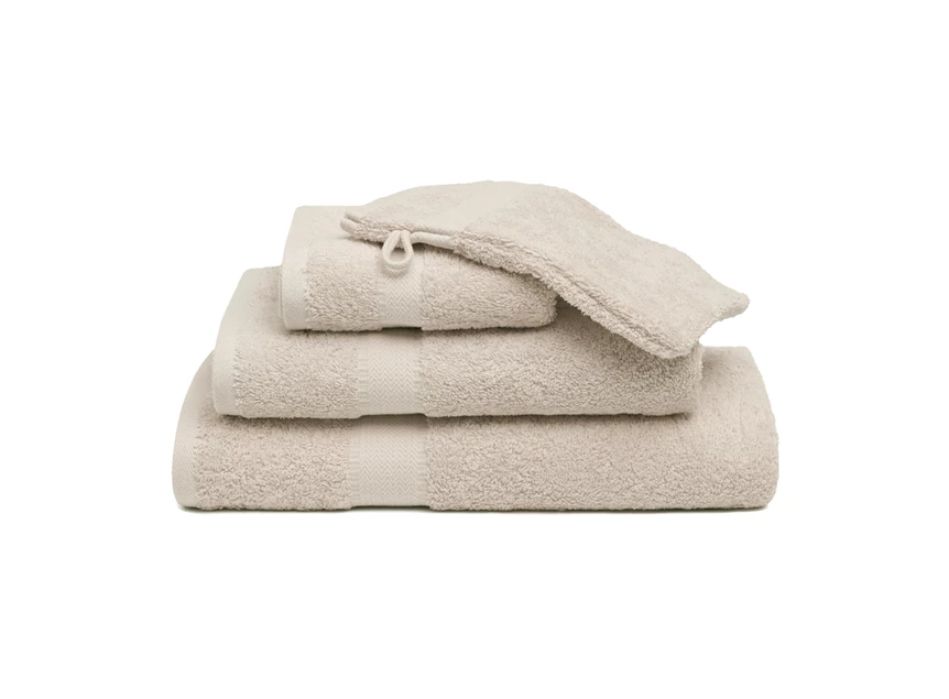 BAPA19101 vandyck prestige plain new guest towels stone 60x40cm