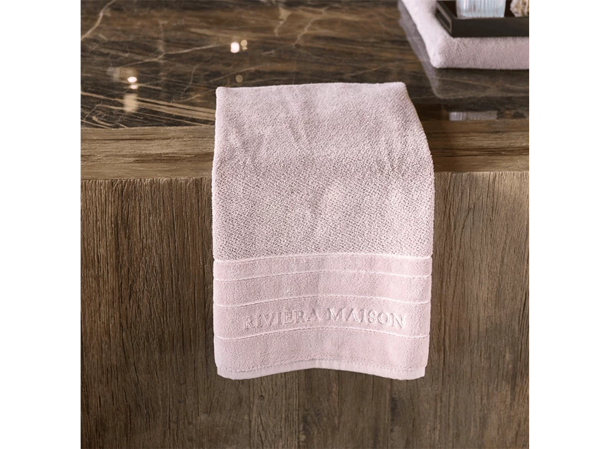 Over het algemeen Melancholie bloemblad Handdoek RM Elegant 100x50cm mauve - Meubelen Jonckheere