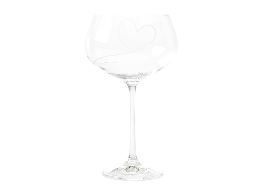 477320 With Love Red Wine Glass