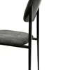 stoel DC Dining Chair Dark Grey 60078 Ethnicraft Detail Rugleuning