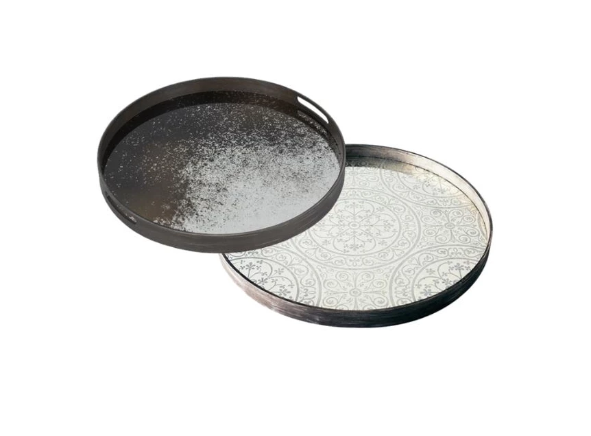 20310 Ethnicraft Moroccan Frost Tray L Ø61cm Duo
