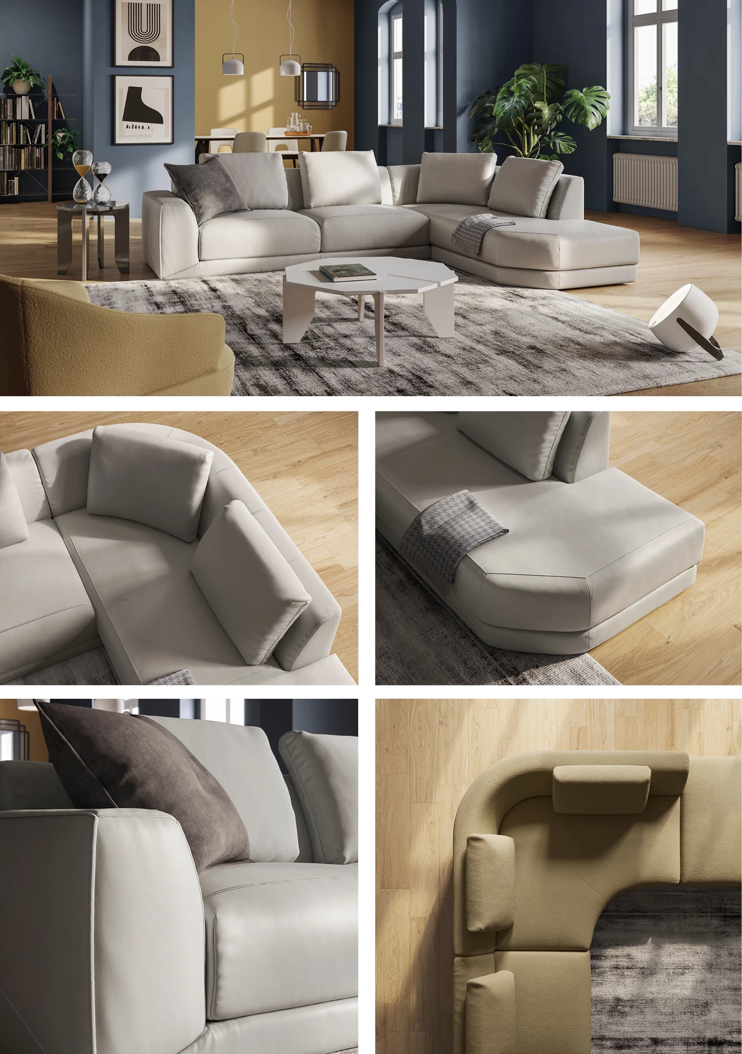Salon Kartuun van Natuzzi Editions