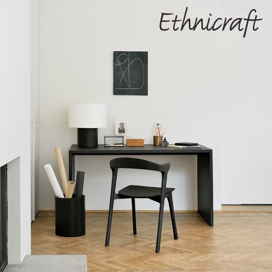 Oak Black U desk van Ethnicraft