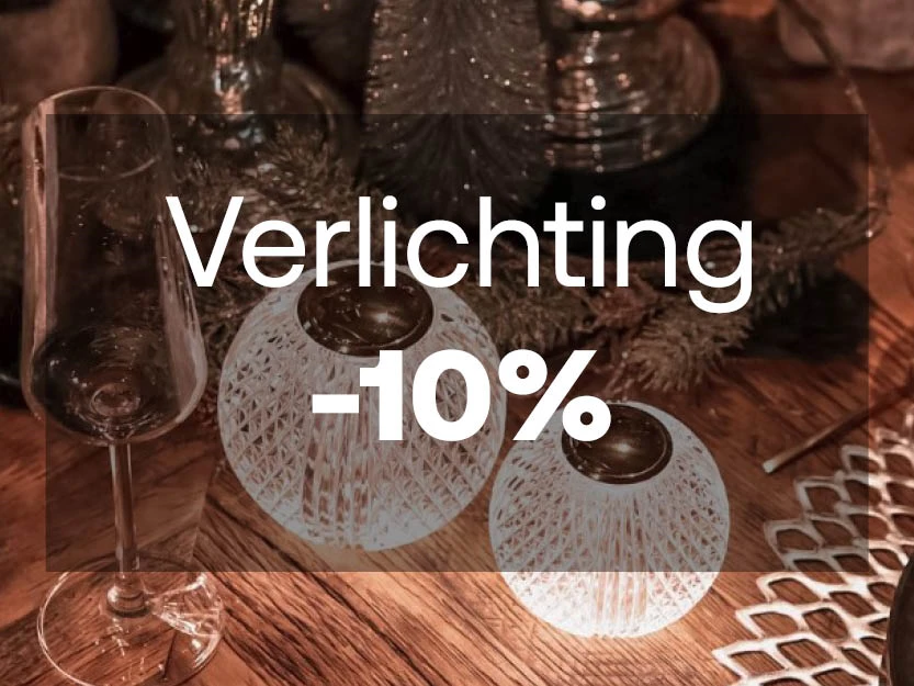 Verlichting aan -10% korting