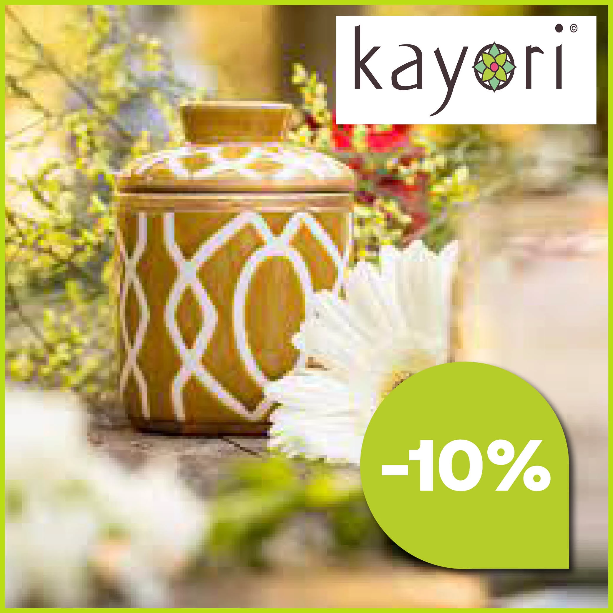 Kayori -10% korting