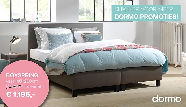 Promotie Dormo boxspring 140cm