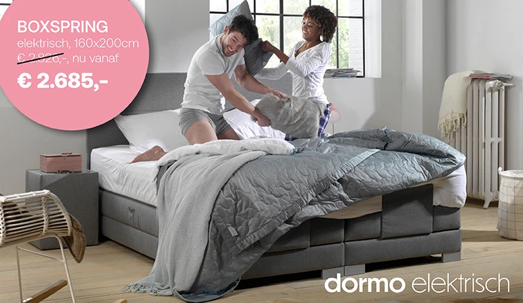 Promotie Dormo elektrische boxspring