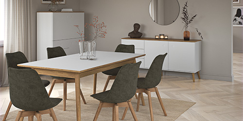 Eetkamer Dot in Scandinavische stijl