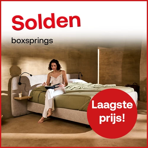Solden op boxsprings