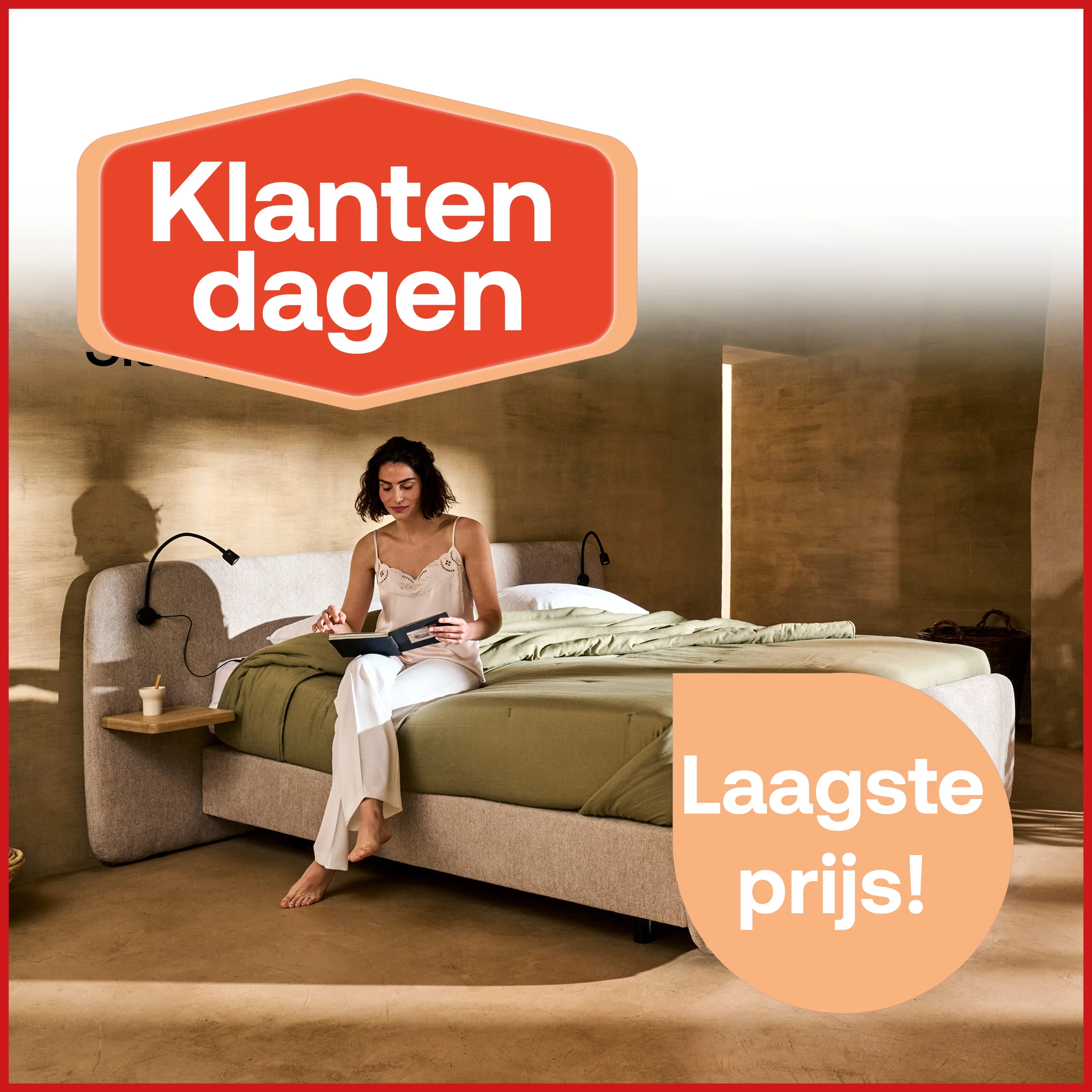 Solden op boxsprings