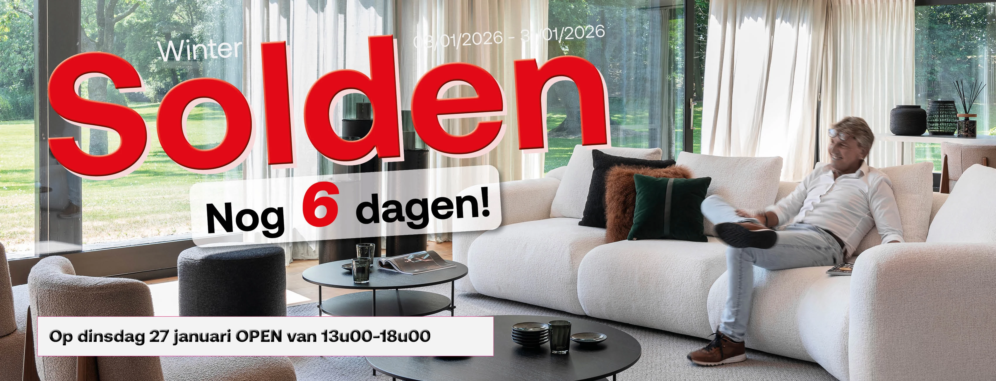 Jonckheere extra solden 2026 januari