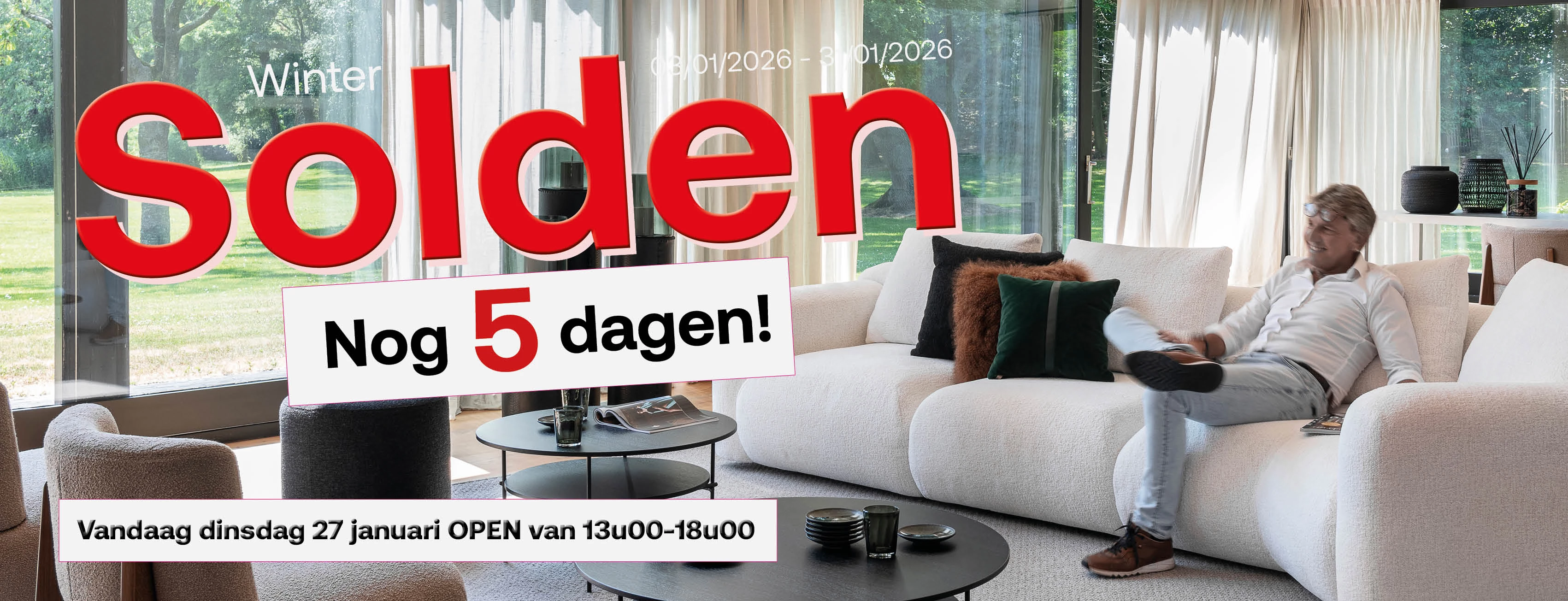 Jonckheere extra solden 2026 januari